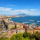 Panoramic,View,Of,Naples,City,,Chiaia,Neighborhood,,Mount,Vesuvius,And